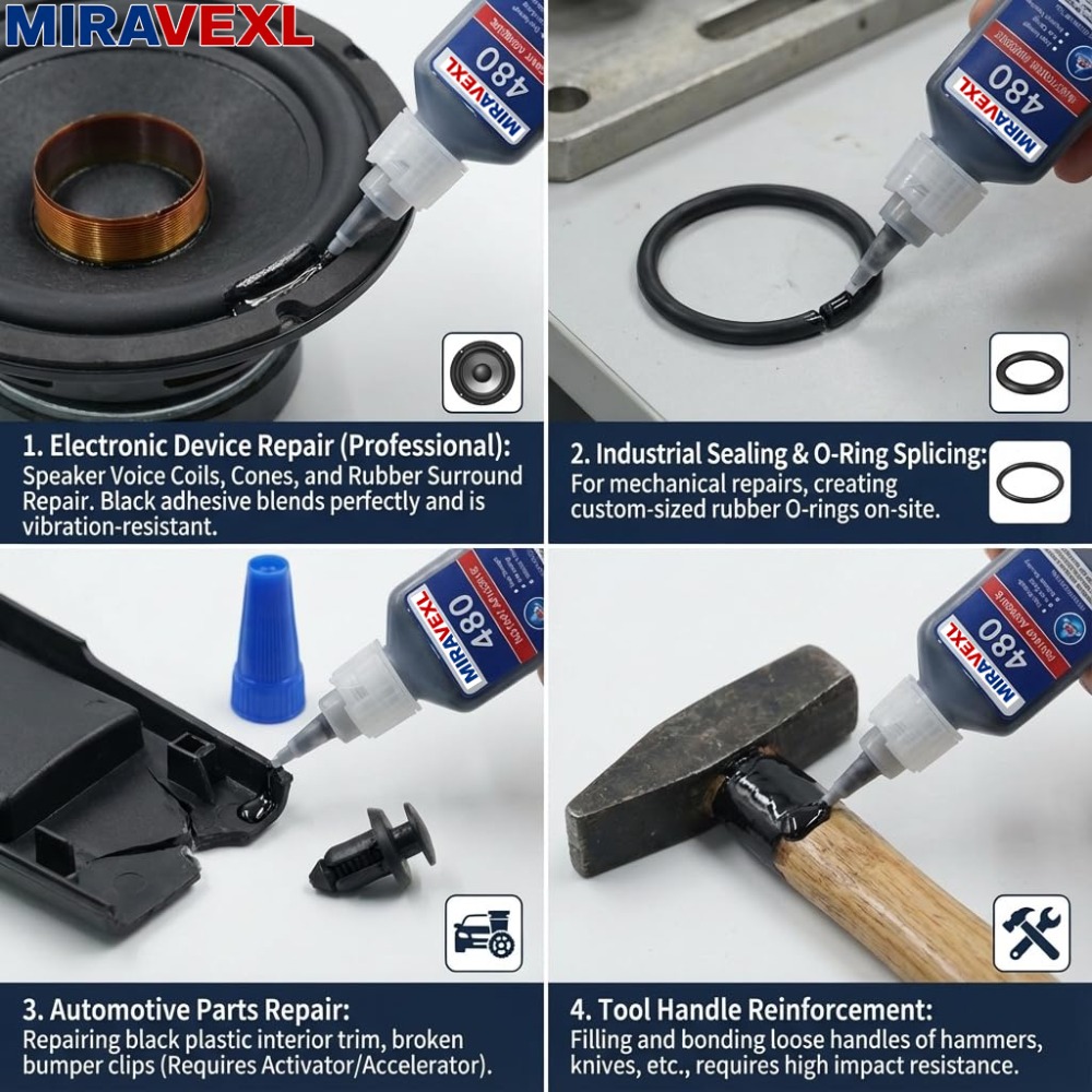 Adhésif instantané noir 480 Su - Woodworking Glue avis et prix