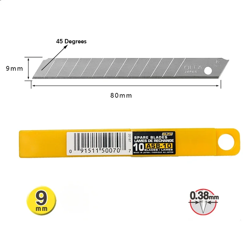 OLFA ASB-10 9mm lames de recha - Woodworking Wallpaper avis et prix